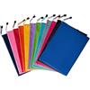 chenxichuzhao 12 pezzi Borse impermeabili per documenti, portasoldi, borse per banca, cartelle con cerniera, tasche con cerniera, cartelle per documenti con cerniera, portadocumenti (A5 (23 x 17,8 cm))