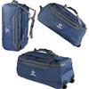 REDCAMP Duffle Bag con ruote, grande borsa da viaggio pieghevole con rulli, nero, 85L/120L/140L, Blu navy/140L, Extra Grand