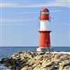 Pro-Art-Bilderpalette PRO-Art gla692b - Quadro da Parete su Vetro Lighthouse I, 50 x 50 cm
