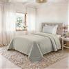 Italian Bed Linen Trapuntino WaterWashed, No Stiro, Mezza Stagione | Singolo 160x250 cm, Microfibra, Trapuntino 100gr Double Face, Morbido e Leggero,SABBIA/CREMA