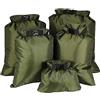 KAHEIGN 5 Pezzi Borse Asciutti Impermeabili,1,5L /2,5L /3,5L /4,5L /6L Sacchi Asciutti Leggeri Borsa Impermeabile Portatile Per Escursionismo All'aperto Pesca Campeggio Uso (Verde)