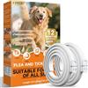 AAROVIBE Collare Antiparassitario per Cani, Regolabile e Impermeabile con Protezione Naturale, 65cm Adatto a Tutte le Taglie, Protezione Efficace per 12 Mesi (2 Pack)