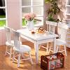Minamzee 1:12 Set Tavolo E Sedie Per Casa Delle Bambole, 17 Pezzi Set Mobili Miniature Cucina In Legno Con Accessori Colazione Per Sala Da Pranzo