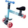 Calma Dragon Balance bike - Bicicletta senza pedali con sellino regolabile, luci LED e leggera. Migliore bicicletta bambini senza pedali - Blu Colore