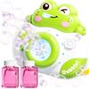 Chennyfun Macchina Bolle Rana Fotocamera, Automatica Macchina Bolle di Sapone per Bambini, con Liquido per Bolle, Giocattoli di Musica e Luci Bambino 3-8 Anni per Festa di Compleanno Matrimonio all'aperto