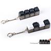 AWAVM 2pezzi Tastiera Fidget Giocattolo, Quattro Tasti Fidget Giocattolo Tastiera, Ridurre la Pressione Multifunzionale Portachiavi, Portachiavi Tastiera Senza Luce