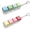 KASLCWA 2 Pezzi Tastiera Fidget Toy, Fidget Tastiera Portachiavi, Giocattolo Antistress Tastieras Portachiavi, Tastieras Fidgets Clicker per Adulti