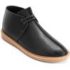 Allthemen Stivali Deserto Uomo Classico Retrò Casual Chukka Boots Scarpe in Pelle Traspirante Marrone 44