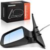 Frankberg Specchietto esterno sinistro con tiro manuale del cavo | Compatibile con Astra G CC T98 1998-2004 Astra G Furgone/Station Wagon F70 1998-2000 Replace# 6428741