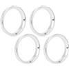 MACHSWON 4pcs OD 66.45mm a ID 57.1mm In Lega di Alluminio Auto Hub Anelli Centrici Ruota Alesaggio Centro Distanziale