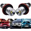 Baceyong 6W 6000 K 2 LED Angel Eye, luce di segnalazione per auto HID Xenon bianco per E39 E87 E60 E63 E64 E65 E66 E53 OEM