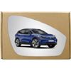 GAPlus Vetro di ricambio per specchietto retrovisore compatibile con Volkswagen VW iD4 2020-2025 lato destro conducente