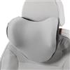 HEROFFIX Cuscino Poggiatesta Auto Grigio 1pc Guida Viaggio Memory Foam | Ergonomico Comfortevole Supporto Per Collo Larghezza Regolabile In Poliestere Grigio Per Auto Ufficio Studio Riposo