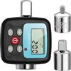 GOYOJO Set di Chiave Dinamometrica Digitale, 1/2 1/4 3/8 Adattatori ad Alta Precisione 4 Unità di Coppia Retroilluminate 2 Modalità Perfetto per Riparazioni Automobilistiche Bici Moto (200 N.m)