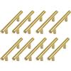 MARGUERASW 10 Pezzi Maniglie per Mobili da Cucina Maniglie Oro - maniglie per mobili inox maniglie per mobili da cucina acciaio inox distanza fori 96 mm