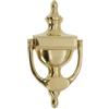Infinity Decor Battente a forma di urna in ottone massiccio, stile vittoriano, 15,2 cm, finitura in ottone lucido, qualità premium per mobili per porta d'ingresso
