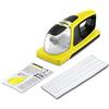 Kärcher KV 4 - Lavavetri Aspiragocce a Batteria professionale per Finestre, Vetri Auto, Doccia e Specchi, Funzione vibrante per sporco ostinato, Grigio/Giallo