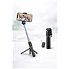 Générique Asta per selfie con telecomando Bluetooth staccabile e treppiede incorporato, compatibile con iPhone e Android, per selfie, foto di famiglia, video, TikTok e viaggi, nero