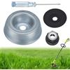 JAMSSOW 4 pezzi tagliaerba, adattatore lama per tagliaerba Stihl, disco di spinta, piastra Rider, collare dado, cacciavite manutenzione, accessorio per taglierino Stihl