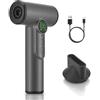 Eirolace Asciugatrice per Capelli Senza Fili 200 W da Viaggio, Asciugacapelli Mini Portatile USB C Ricaricabile, Asciugatrice a Batteria Senza Fili con Schermo Digitale, 3 Temperature (200 Watt)