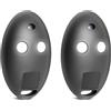 LUIRSAY Telecomando Cancello, Telecomando porta garage MTT02- M 2 canali 433 MHz Rolling Code per cancelli automatici (2 pcs)