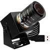 Svpro Telecamera USB 1080P Starlight Low Light Webcam con zoom 3,6-10mm, messa a fuoco manuale, visione machine industriale, UVC plug-and-play per computer e laptop