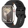 SITAFU Silicone Cinturino Compatibile per Apple Watch Braccialetto 38mm 40mm 41mm, Sportivo Cinturini di Ricambio Compatibile per Apple Watch SE, iWatch Series 10(42mm) 9 8 7 6 5 4 3 2 1