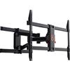 ECHOGEAR Staffa di montaggio a parete per TV articolata Full Motion ECHOGEAR per TV fino a 78 - Prolunga, rotazione e inclinazione lisce - Modello a parete per una facile installazione