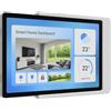 Cleverstation Supporto Tablet da Parete per Samsung Galaxy Tab A9+ / A11 Plus (11 Pollici) - Supporto Estraibile Ultra Sottile e Su Misura per Smart Home & Dashboard - Gestione Cavi - Bianco