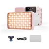Aputure Amaran Ace 25x Luce LED Bi-Color, 32W Luce Video On-Camera, 2700K-6500K, 6320 Lux @ 0,5m, Ricarica Rapida USB-C, Montaggio Magnetico, 9 Effetti Luminosi, Controllo Wireless amaran App Pink