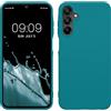 kwmobile Custodia Compatibile con Samsung Galaxy A15 5G Cover - Back Case per Smartphone in Silicone TPU - Protezione Gommata - petrolio matt