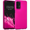 kwmobile Custodia Compatibile con Samsung Galaxy A23 4G / 5G Cover - Back Case Morbida - Protezione in Silicone TPU Effetto Metallizzato rosa metallizzato