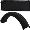Sodorous ATH M50X - Coprifascia di ricambio compatibile con Audio Technica M30, M40, M50, M50X, M50S, M40X, M20X, M30X, colore nero, senza attrezzi