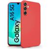 N NEWTOP Cover Compatibile per Samsung Galaxy A16 5G, Custodia TPU SOFT Gel Silicone Ultra Sottile Flessibile Case Posteriore Protezione Fotocamera Anti Urto Guscio Scocca Colorato (Rosso)
