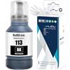 LCL 113 Inchiostro Compatible con epson 113 Flacone di Inchiostro Nero Compatible con EcoTank ET-16150 ET-16600 ET-16650 ET-16680 ET-5150 ET-5160 ET-5170 ET-5800 ET-5850 ET-5880 Pro(1-Pack)