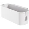 Yitobici Organizer da comodino sospeso, cestini sospesi con 2 ganci rimovibili, resistente per comodino, camera da letto, famiglia e ufficio. Bianco.