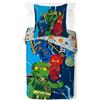Jay Franco Lego Ninjago Set Copripiumino - Biancheria da Letto Super Morbida per Bambini con Federa, Solo Copripiumino (Imbottitura Non Inclusa), Blu, 2 Pezzi Singolo