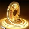 Tayire DC24V COB Striscia LED Bianco Caldo 3000K, 5m 480LED/m Flessibile Luci LED Nastro CRI90+ 8mm Striscia Luminosa LED COB Strip per Feste,Bancone,Decorazioni per la casa(alimentatore non incluso)