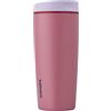 YINJAM Tazza da viaggio riutilizzabile, isolante, in acciaio inox, per bevande calde e fredde (viola, 510 ml