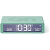 Lexon Flip Classic sveglia Mattina Luminosa reversibile con Faces on Off e Funzione Snooze, Display LCD e Luce Touch, Ricaricabile da USB-C - Verde