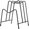 SZZHIYONG Porta Padelle Salvaspazio, Supporto per Taglieri 3 griglie, Rastrelliera Porta TaglierePorta Coperchi per Pentole Cucina Piano di Lavoro Coperchi per Pentoles, Organizzatore Pentole e Padelle, Nero