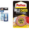 Pattex Bagno Sano Ripara Smalto, Smalto acrilico a base acqua per ritocchi di scheggiature con effetto vernice, Smalto bianco, 1x50ml & Millechiodi Tape, nastro biadesivo extra forte