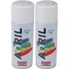 AREXONS Smalto acrilico spray 9010 bianco (Confezione da 2)