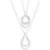 Hobbspring Collana Porta Anelli Collana In Platino Collana con Ciondolo di Fidanzamento Collana con Ciondolo A Goccia Vintage Collana In Acciaio Al Titanio Collana Da Sposa per Scatola Regalo