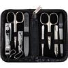 Drei Schwerter 3 Swords Germany - Set da viaggio per la cura delle unghie Salamanca con custodia per manicure e pedicure, qualità di marca di 3 Swords (7681)