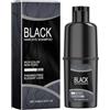 Jimklpy Shampoo Colorante Nero, Nero Intenso E Profondo, Protezione Duratura Del Colore, Copertura Completa Dei Capelli Bianchi, Rivitalizza E Rianima I Capelli, Per Tonalità Nere Intense E Luminose