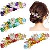 6 forcine per capelli in metallo a forma di U per capelli francesi forchette vintage bastoni per Updo Bun accessori per capelli da donna e ragazze (oro, argento, guscio di tartaruga