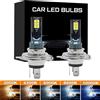 QuYooLy 2 Pz Super Luminoso H4 H7 Ha Condotto La Lampadina Del Faro Dell'automobile Del Motociclo H1 H3 H8 H9 H11 Auto Fendinebbia 9005 9006 HB3 HB4 Luce 12v 24V 80W