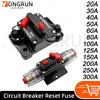 NONE Interruttore automatico da 20 A a 300 A Reset manuale per sistema audio per auto Fusibile di ripristino interruttore marino impermeabile 12 V- 48 V CC 40 A 60 A