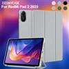 DZSWYCASE Custodia in silicone per Redmi Pad 2 2025 da 11 pollici, custodia protettiva leggera con funzione di supporto e funzione di spegnimento/riattivazione automatica